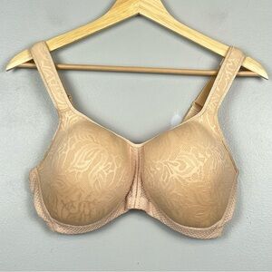 Wacoal beige 856367 Awareness Wirefree comfort strap bra, 36DD.